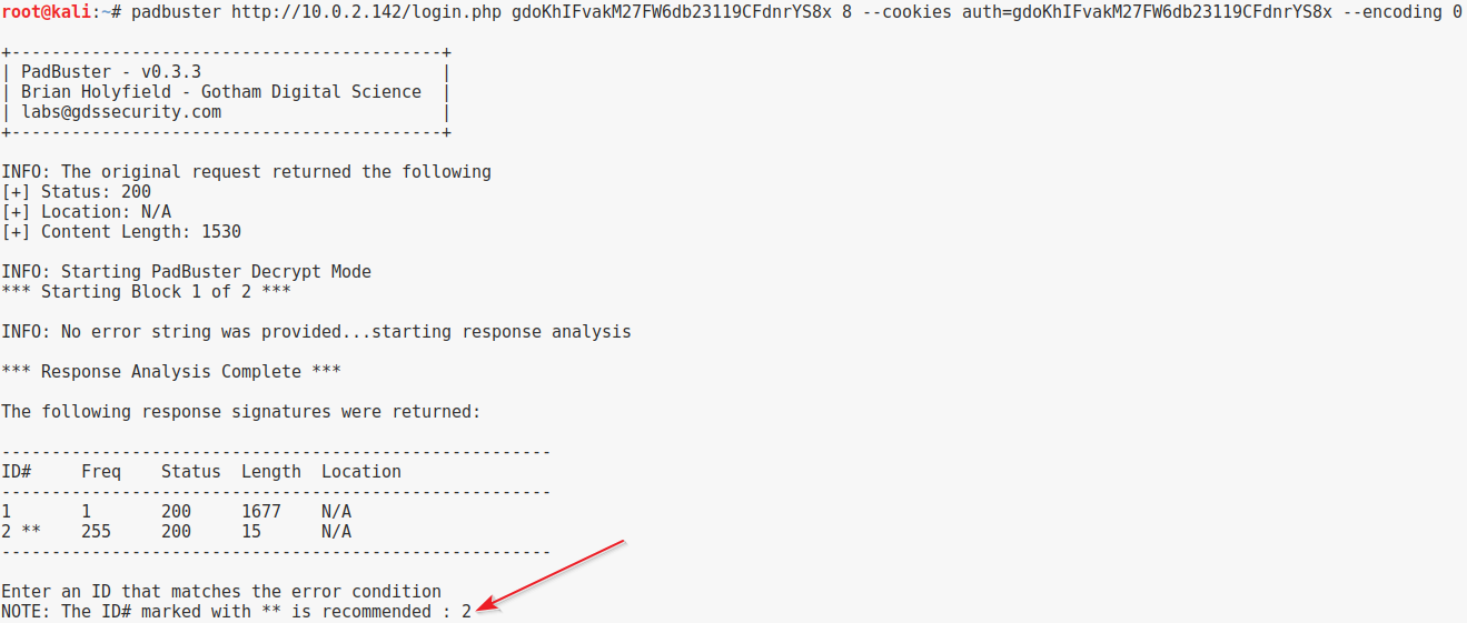 Padding Oracle · kakashi